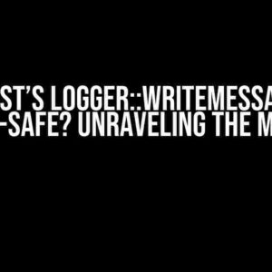 Is VSTest’s Logger::WriteMessage not thread-safe? Unraveling the Mystery